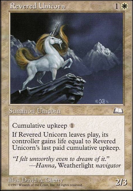 Featured card: Revered Unicorn