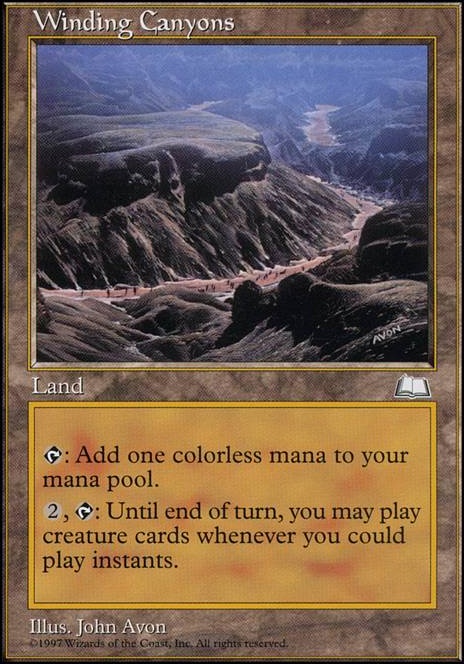 Winding Canyons feature for This Deck Does Not Believe In Free Will