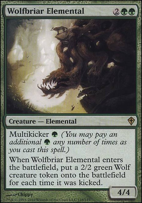 Featured card: Wolfbriar Elemental