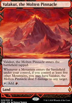 Valakut, the Molten Pinnacle feature for Artifaggro