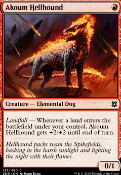 Featured card: Akoum Hellhound