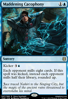 Maddening Cacophony feature for Dimir Control (Historic)