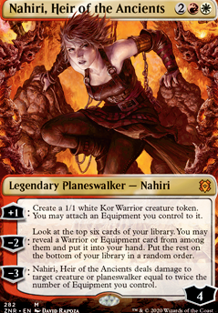 Nahiri, Heir of the Ancients feature for Astor Equipment Deck