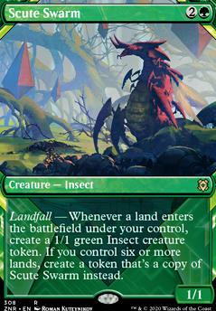 Scute Swarm feature for golgari something or another