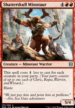 Shatterskull Minotaur feature for Red.dek Budget