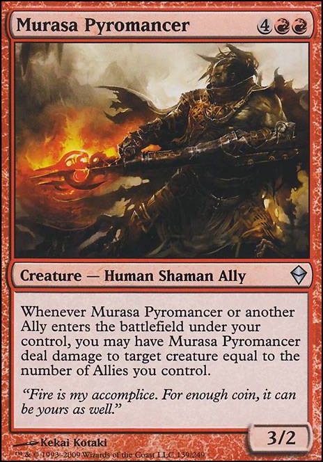 Murasa Pyromancer feature for Red/White Ally Deck
