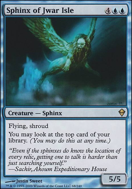 Featured card: Sphinx of Jwar Isle