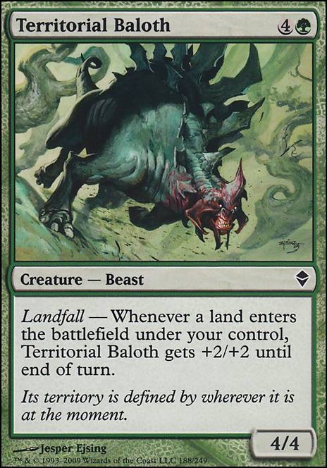 Featured card: Territorial Baloth