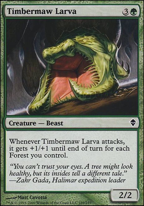 Timbermaw Larva feature for Green mono TTP
