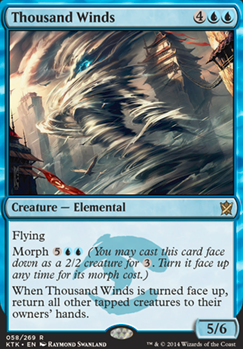 Thousand Winds feature for Mono-Blue EDH