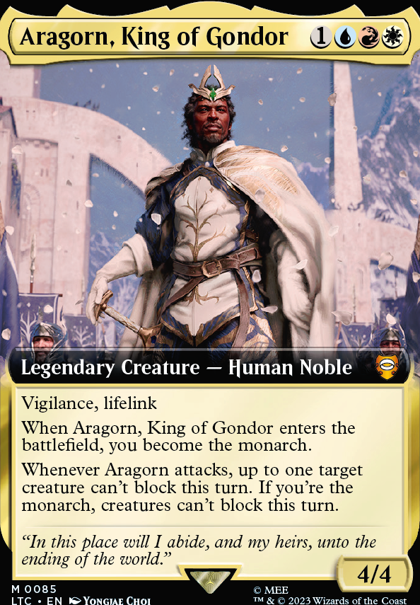 Featured card: Aragorn, King of Gondor