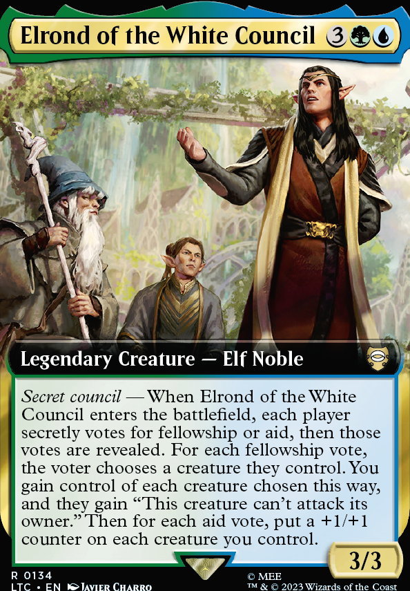 Elrond of the White Council feature for It is... the Will of the Council