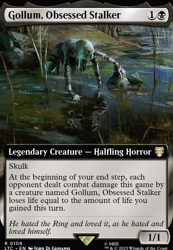 Gollum, Obsessed Stalker feature for Gollum, Obsessed with Life Gain