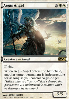 Aegis Angel feature for ETB Blue White