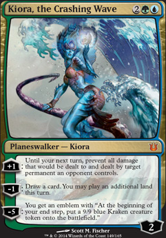 Kiora, the Crashing Wave feature for Flood the world with tokens