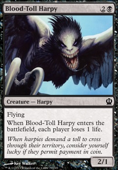 Featured card: Blood-Toll Harpy