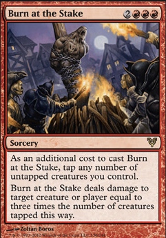 Burn at the Stake feature for White and Red Token