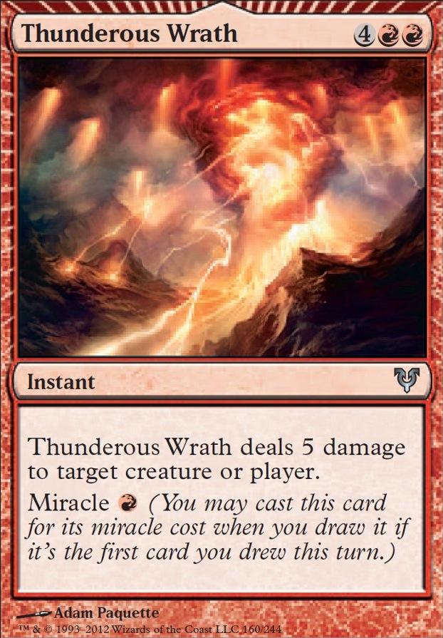 Thunderous Wrath feature for Delver Miracles
