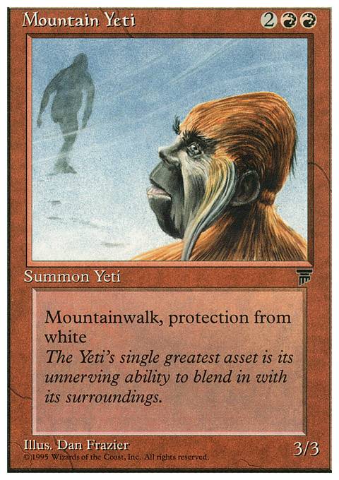 Featured card: Mountain Yeti