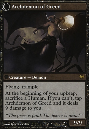 Featured card: Archdemon of Greed