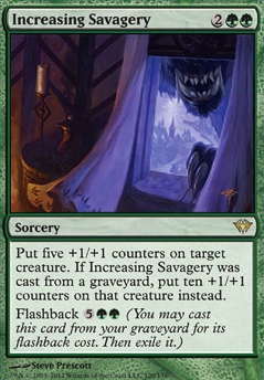 Increasing Savagery feature for Innistrad Defense Force