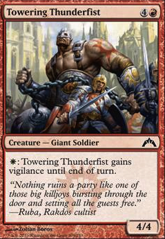 Featured card: Towering Thunderfist