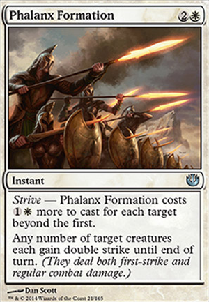 Phalanx Formation feature for Quick, Fast, and in a Hurry (A)