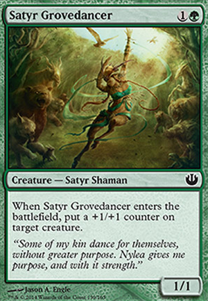 Satyr Grovedancer feature for JOU / BNG / THS - 2019-09-16