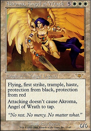 Akroma, Angel of Wrath feature for Secretly my 3rd CMDR is Akroma, Angel of Wrath