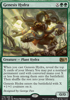 Genesis Hydra feature for Four color tokens, counters, value