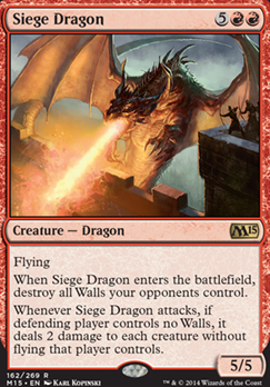 Siege Dragon feature for Breaking Down the Walls! (Anti-Donald Trump Deck)