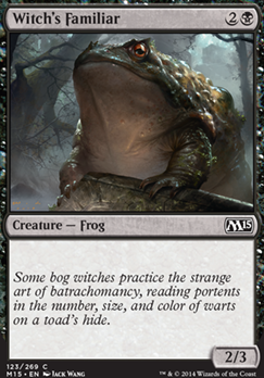 Witch's Familiar feature for It's not easy being green. The Gitrog Monster EDH