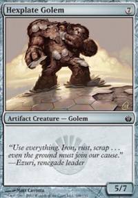 Featured card: Hexplate Golem