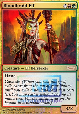 Featured card: Bloodbraid Elf