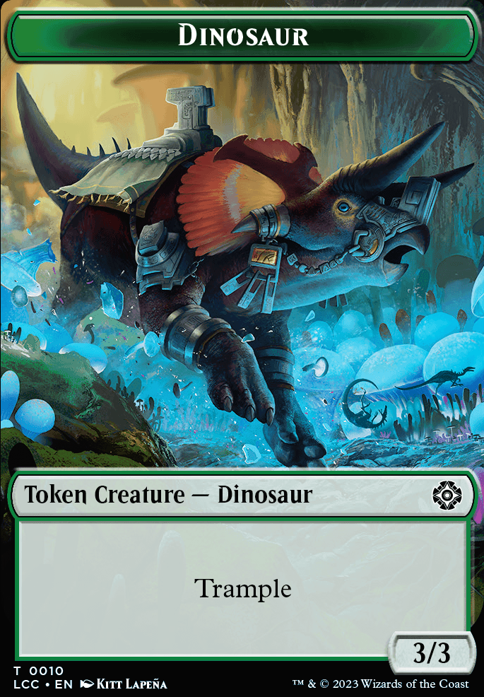 Gishath and the Dinosaurs (Commander / EDH MTG Deck)