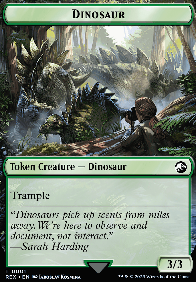 Dinosaur trample (Modern MTG Deck)