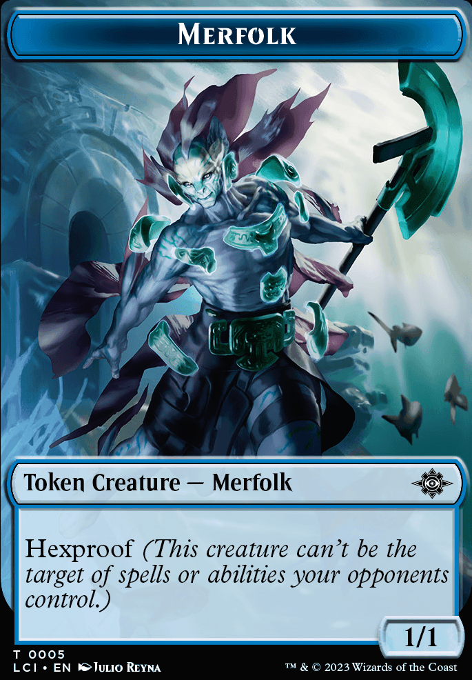 Merfolk Precon (Commander / EDH MTG Deck)