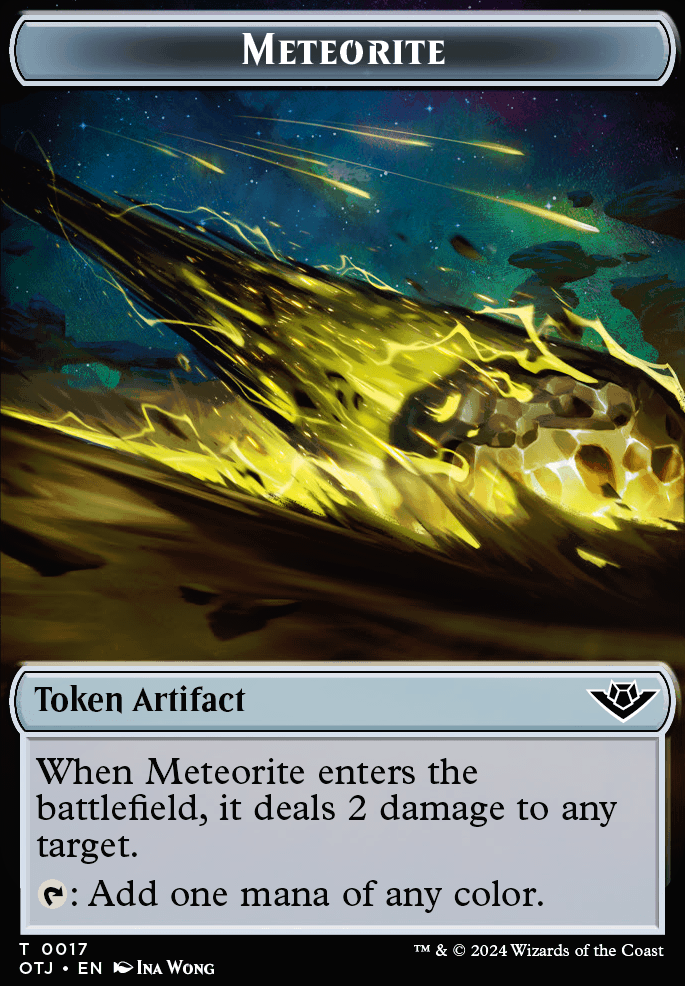 Featured card: Meteorite Token