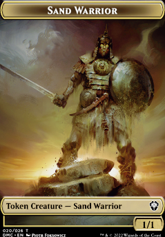Featured card: Sand Warrior 1/1 RGW