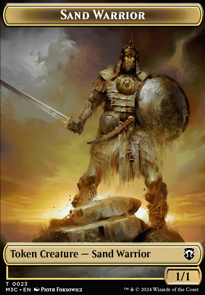 Featured card: Sand Warrior 1/1 RGW