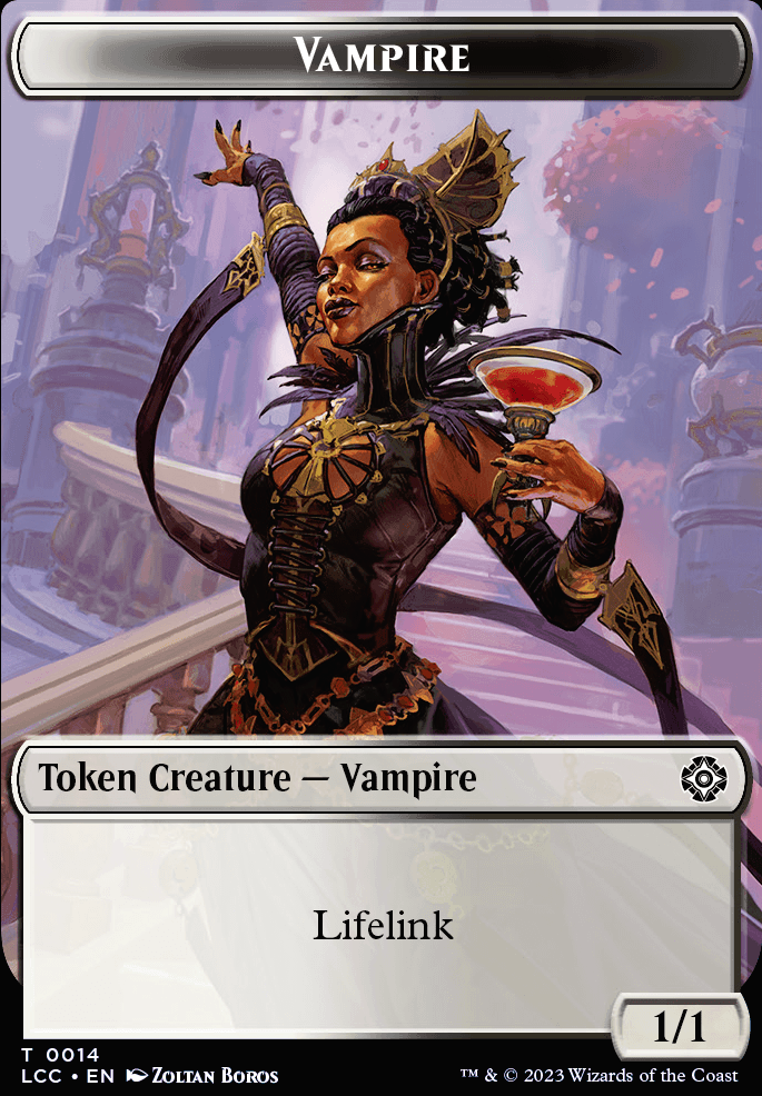 Vampire Tribal / Blood Tokens (Commander / EDH MTG Deck)