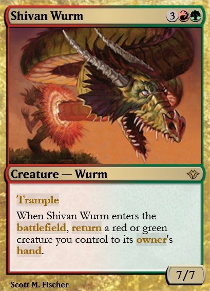 Featured card: Shivan Wurm