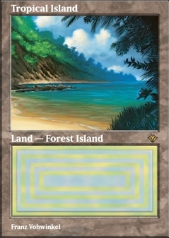 Tropical Island feature for Hermit's Tower - GU Tower Deck